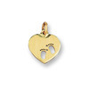 Huiscollectie 4015730 Gouden graveerplaat hartvormig 1