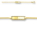 Huiscollectie 4005292 Golden child engrave bracelet