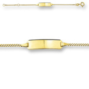 Huiscollectie 4012022 Golden child engrave bracelet