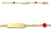 Huiscollectie 4016365 Golden child engrave bracelet