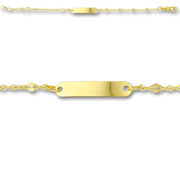Huiscollectie 4016129 Golden child engrave bracelet