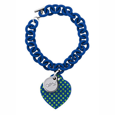OPS!Objects OPSBR-34 Pois blue/green IPG armband 