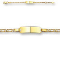 Huiscollectie 4012442 Golden child engrave bracelet
