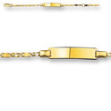 Huiscollectie 4012445 Golden child engrave bracelet