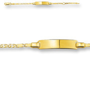 Huiscollectie 4012448 Golden child engrave bracelet