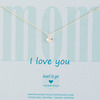 Heart to get N02SHE11S-1 Mom, I love you ketting zilver 1