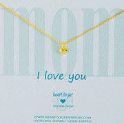 Heart to get N02SHE11G-1 Mom, I love you necklace gold
