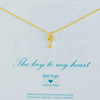 Heart to get N03KEY11G-1 The key to my heart ketting goud 1
