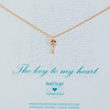 Heart to get N03KEY11R-1 The key to my heart ketting rose 1