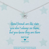 Heart to get N09STA11S Good friends ketting zilver 1