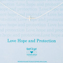 Heart to get N11CRO11S-2 Love hope and protection necklace silver