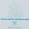 Heart to get N12ANG11S Heaven must be missing an angel ketting zilver 1