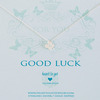 Heart to get N17CLO11S Good luck ketting zilver 1