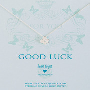 Heart to get N17CLO11S Good luck necklace silver
