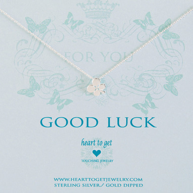 Heart to get N17CLO11S Good luck ketting zilver