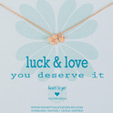 Heart to get N19CLH11R-2 Luck & Love necklace rose