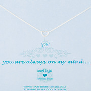 Heart to get N21OPH11S You are always on my mind necklace silver