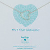 Heart to get N35BHE12S You'll never walk alone ketting zilver 1