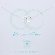 Heart to get N89DOK13S We are all one necklace silver
