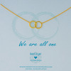 Heart to get N89DOK13G We are all one ketting goud 1