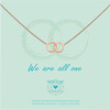 Heart to get N89DOK13R We are all one ketting rose 1