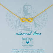 Heart to get N91BIN13G Eternal love necklace gold