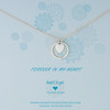 Heart to get N92KHE13S Forever in my heart ketting zilver 1