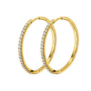 Huiscollectie 4013895 Gold earrings CZ full