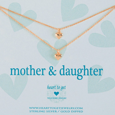Heart to get 2N16HEA11R-3 Mother & daughter ketting rose