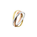Huiscollectie 4300443 Tricolor gold ring 1.9 mm