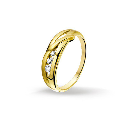 Huiscollectie 4015682 Gouden ring zirkonia