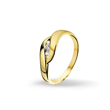 Huiscollectie 4015341 Gouden ring zirkonia