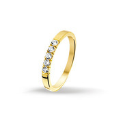 Huiscollectie 4015388 Gold ring CZ