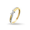 Huiscollectie 4205603 Bicolor gouden zirkonia ring 1