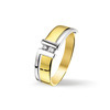 Huiscollectie 4205687 Bicolor gouden zirkonia ring 1