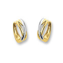 Huiscollectie 4204716 Bicolor gold earrings