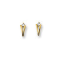 Huiscollectie 4000791 Gold ear studs CZ