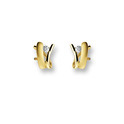 Huiscollectie 4012014 Gold CZ ear studs