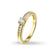 Huiscollectie 4016319 Gold ring CZ