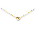 Huiscollectie 4016376 Gold necklace heart