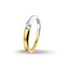 Huiscollectie 4205827 Bicolor gouden zirkonia ring 1