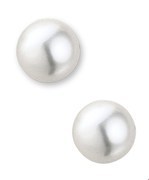 Huiscollectie 4012323 Golden pearl earrings
