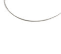 Boccia 0859-02 Steel necklace silicone coated