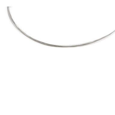 Boccia 0859-02 Stalen collier silicone gecoated