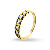 Huiscollectie 4015149 Gouden ring met diamant 0.022 crt 1