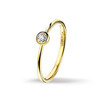 Huiscollectie 4016215 Gouden ring met diamant 0.10 crt 1
