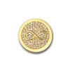 Mi Moneda IND-39-S Infinito diamond disc stainless steel gold munt 1