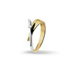 Huiscollectie 4205970 Bicolor gouden ring met diamant 0.03 crt 2