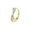 Huiscollectie 4205970 Bicolor gouden ring met diamant 0.03 crt 1