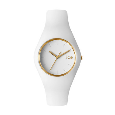 Ice-Watch ICE.GL.WE.U.S.13 Ice-Glam White Unisex horloge